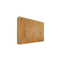 Guarda Roupa 6 Portas 6 Gav 2.40M Argos MDF 15/15 C/Esp C/Pé Peroba A235XL240XP55 Mademarcs