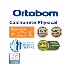 Colchonete Alveolado D28 (80x190x07) - Espuma D28 - Ortobom