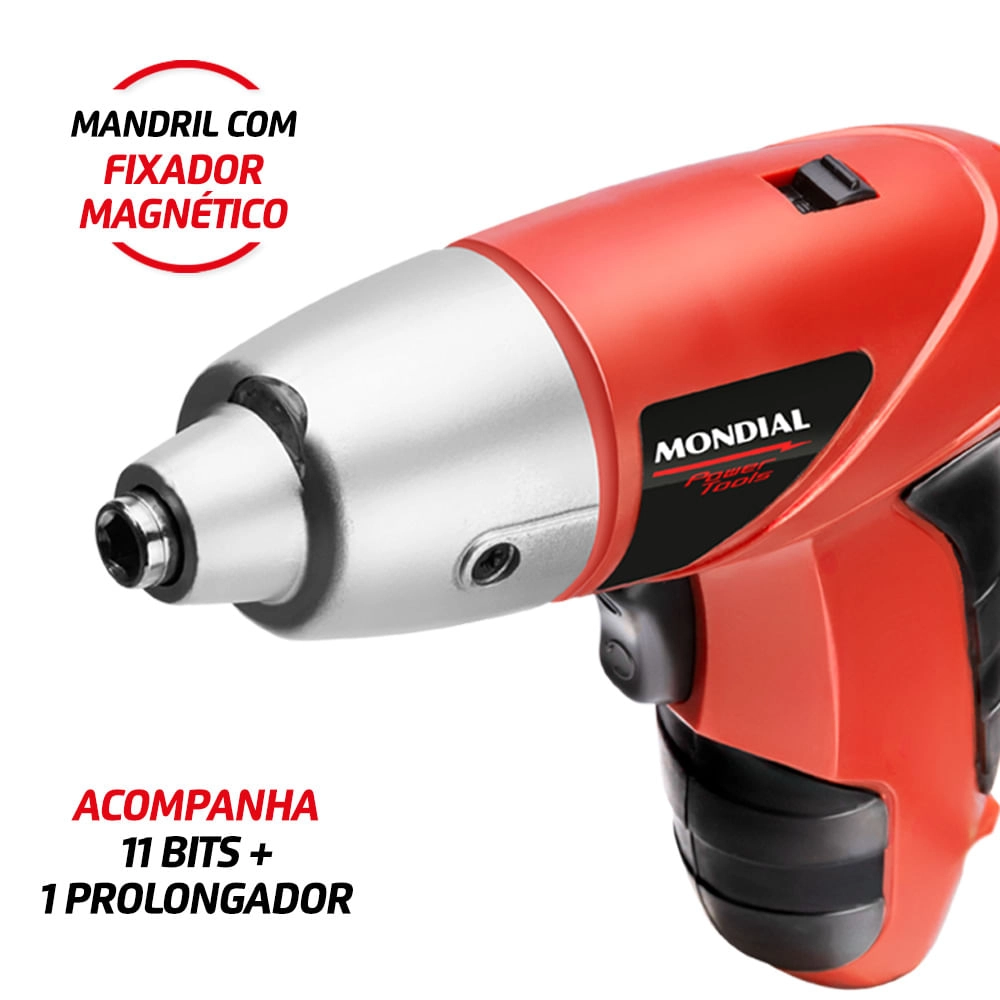 Parafusadeira Elétrica Mondial Power Tools FPF-05