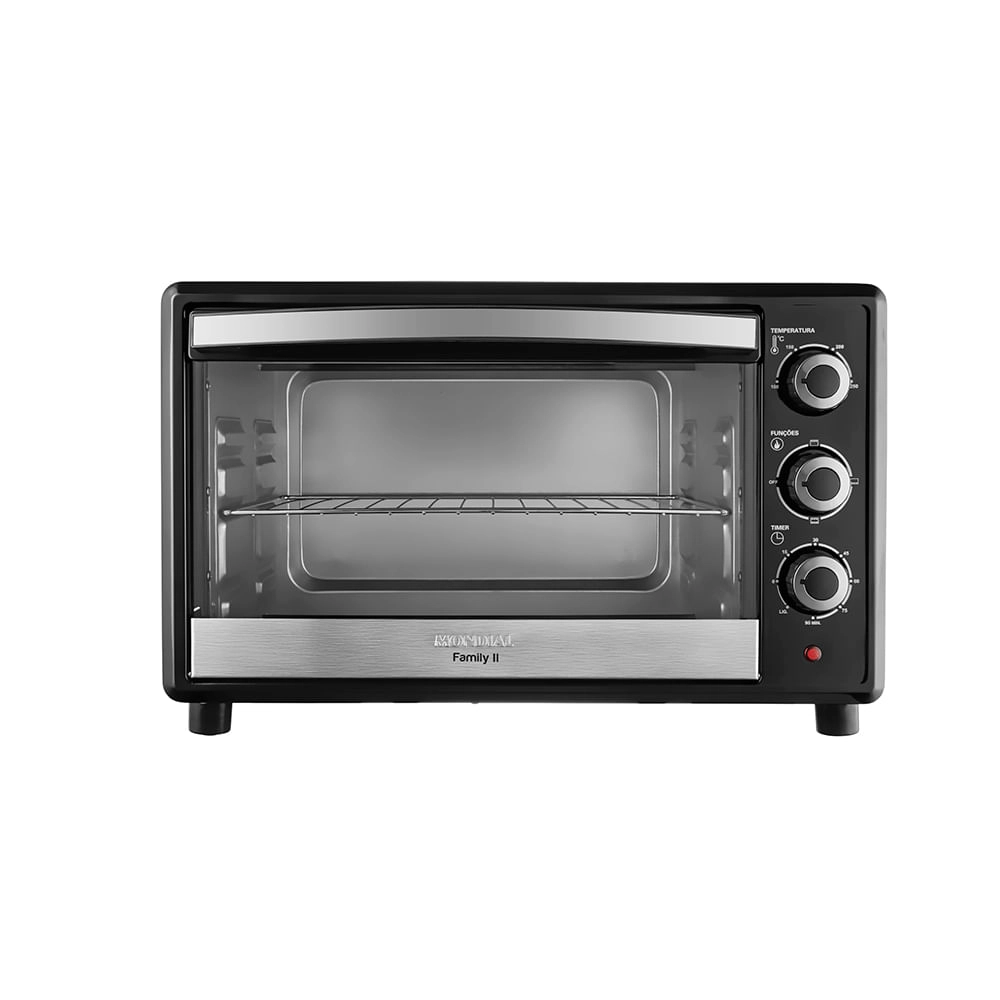 Forno Elétrico 42L Family II Mondial Preto/Inox  FR-42 FORNO ELÉTRICO FR-42 220V/60Hz