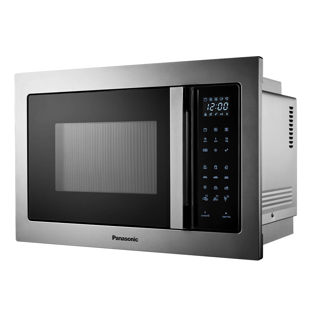 Microondas de Embutir Panasonic Painel Easy Touch 30L Full Inox - NN-GB68HSRUK 220v