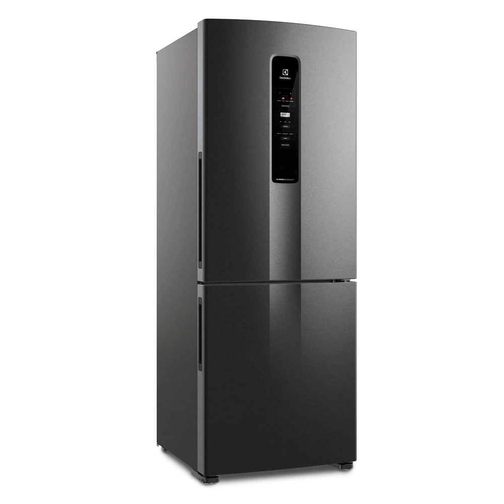 Geladeira Electrolux Frost Free Inverter 490L com AutoSense Inverse Black Inox Look (IB7B) 220V