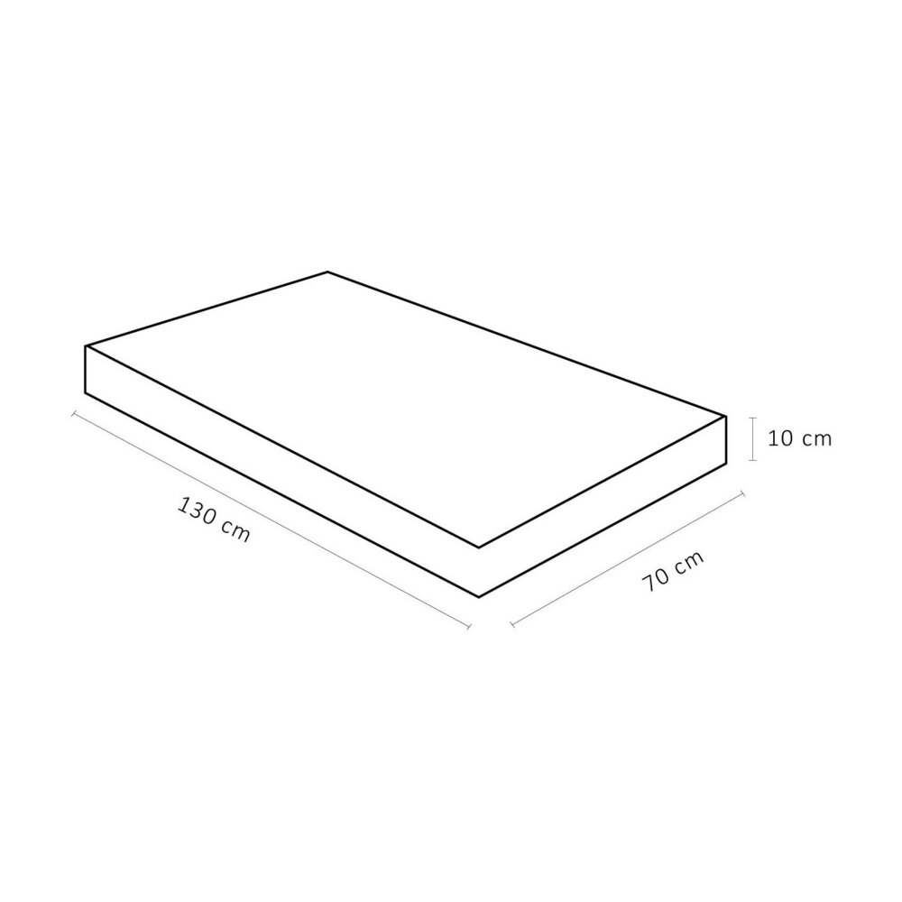 Colchão Baby Physical (70x130x10) - Espuma D18, Antialérgico e Antiácaro Ortobom