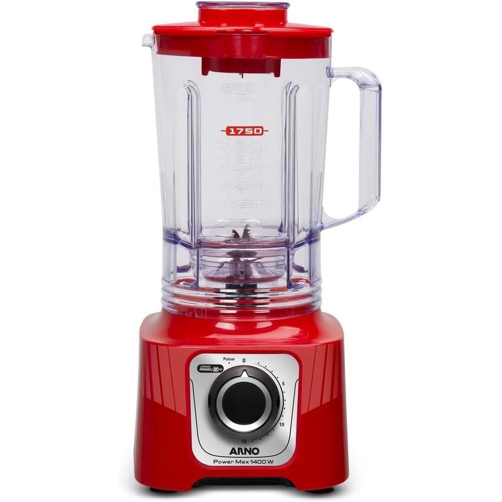 Liquidificador Arno LN63 LN5575B2 Power Max 15 Velocidades 1400W Vermelho 220V