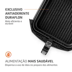 Fritadeira Sem Óleo Air Fryer 8L Mondial Preto - AFN-80-FB 220V/60Hz