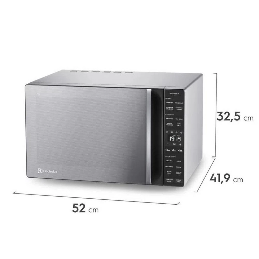 Micro-ondas Electrolux Efficient ME36S 36L Preto/Prata 220V