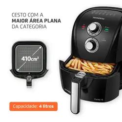 Fritadeira Sem Óleo Air Fryer Mondial AFN-40-BFS