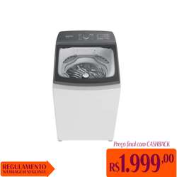 Máquina de Lavar Brastemp BWK17ABBNA 17Kg Com Ciclo Tira Manchas Advanced Branca 220V