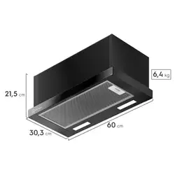 Depurador de ar Electrolux 60cm Retrátil Efficient (DE6RP) 220V