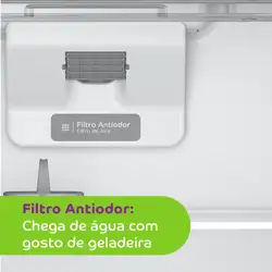 Geladeira Consul Frost Free Duplex com Espaço Flex e Controle Interno de Temperatura 410 litros cor Inox - CRM50FK 220V