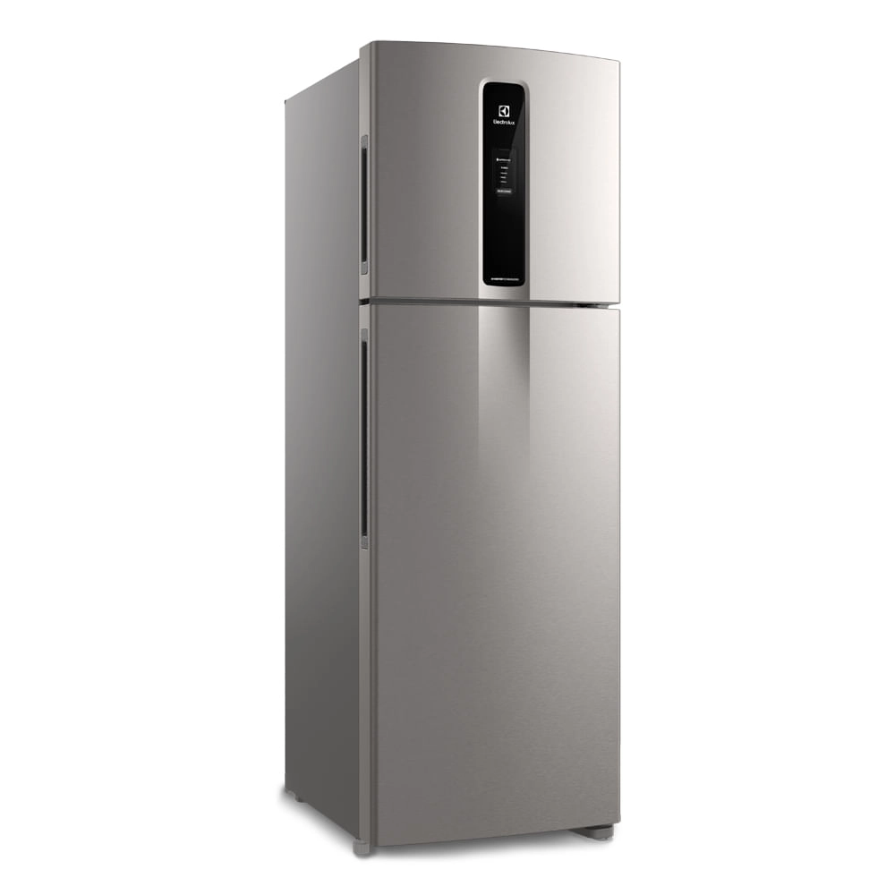 Geladeira Electrolux Frost Free Duplex Efficient com AutoSense cor Inox Look 390L (IF43S) 220V