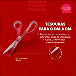 Tesoura multiuso - rosa 7.75" / 19.7 cm