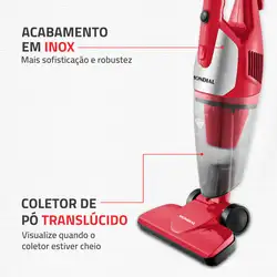 Aspirador de Pó Mondial Turbo Premium AP-30 ASPIRADOR PO-220V-VERMELHO