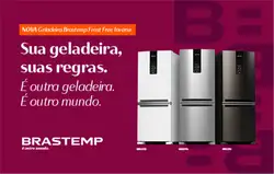 Geladeira Frost Free Brastemp Inverse 447 litros Branca - BRE57FB 220v