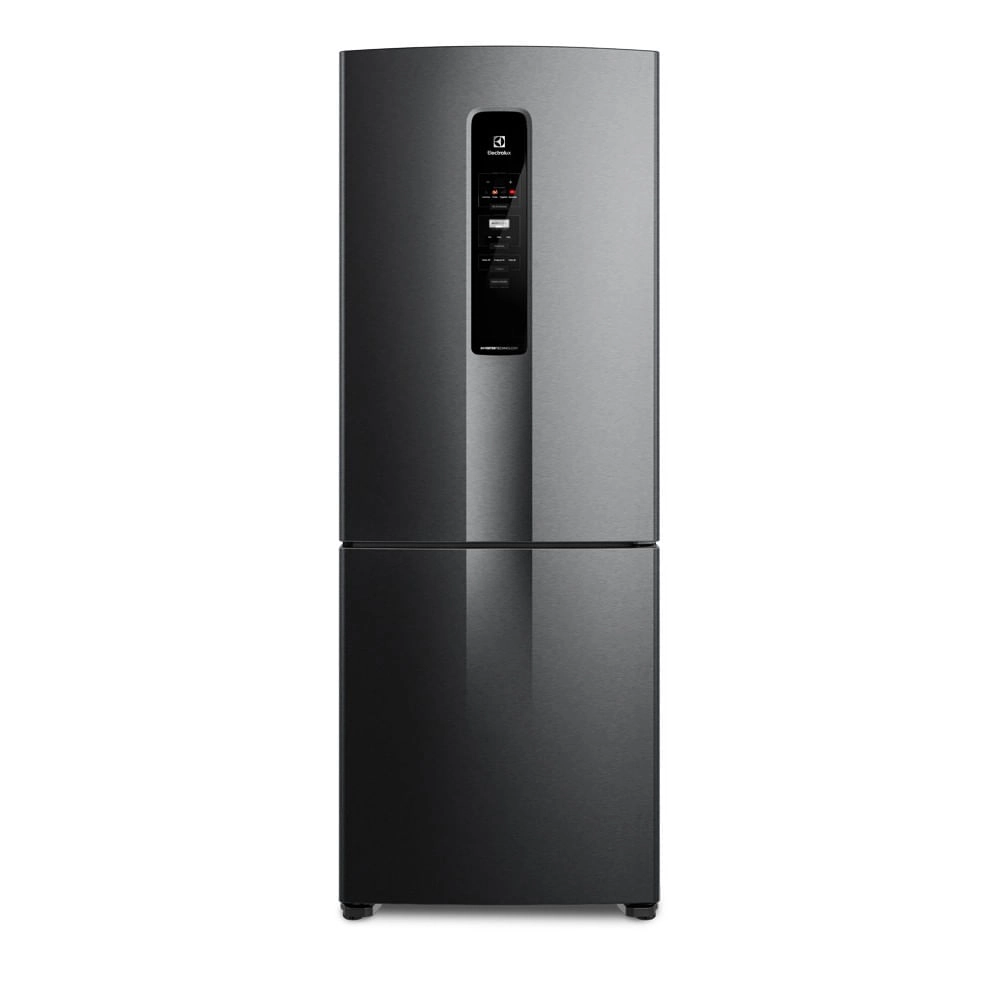 Geladeira Electrolux Frost Free Inverter 490L com AutoSense Inverse Black Inox Look (IB7B) 220V