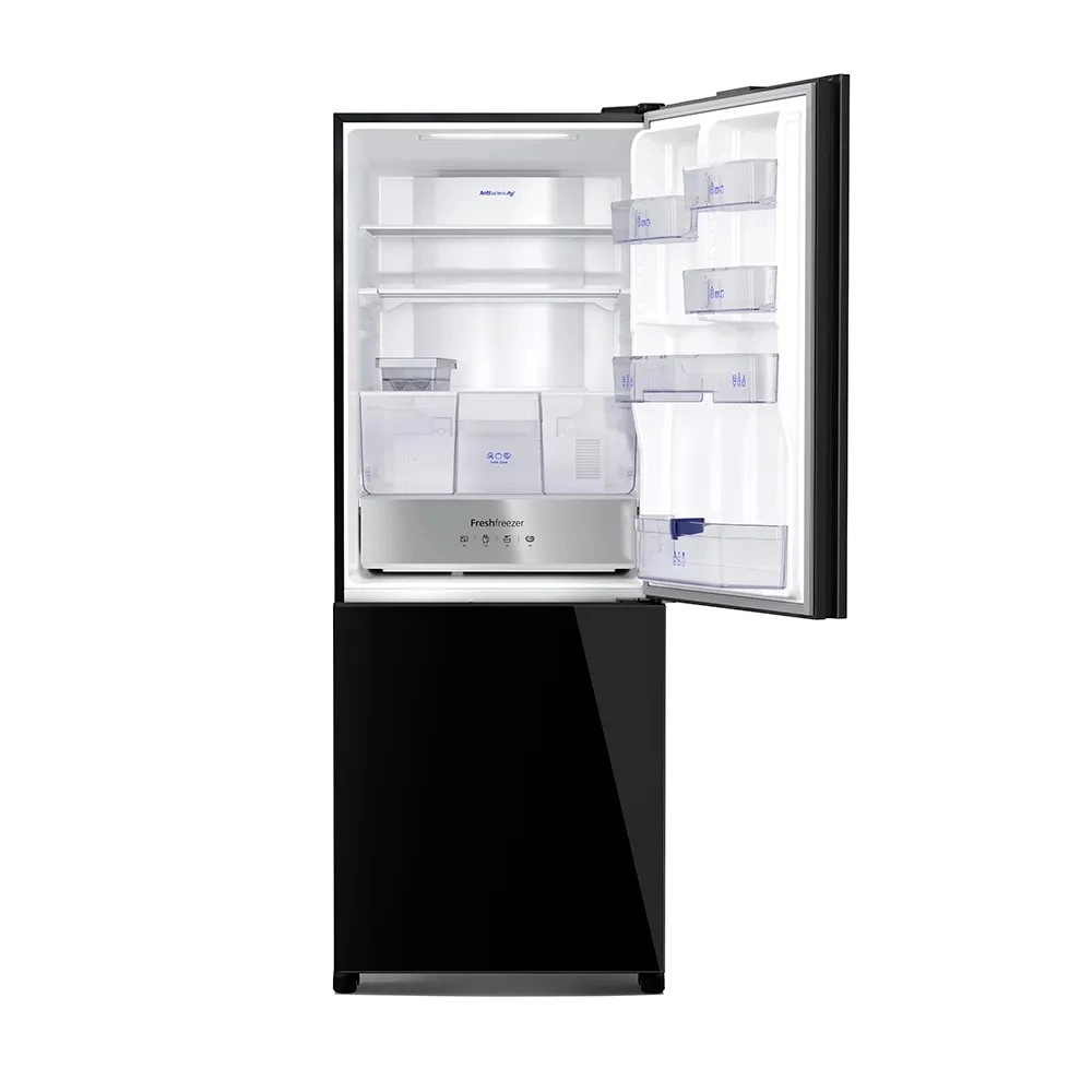 Geladeira Panasonic Frost Free NR-BB65GVFBB 450L  Black Glass Preto 220V