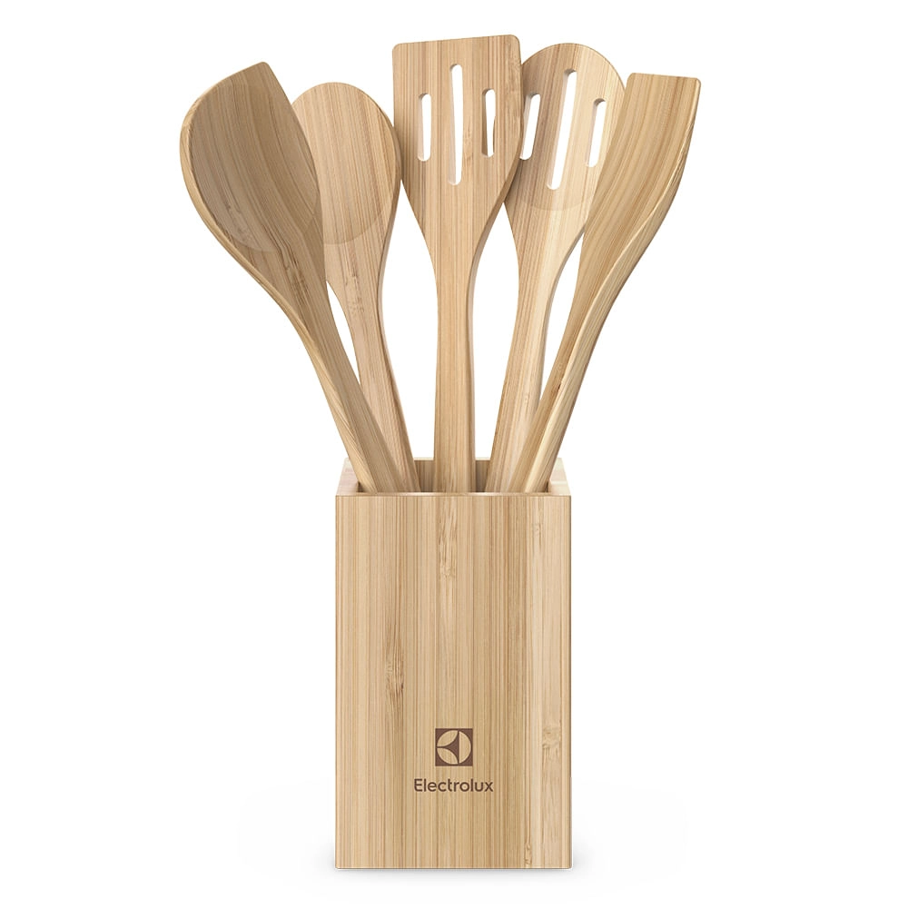 Conjunto de Utensílios de Bambu de 06 Peças - Electrolux