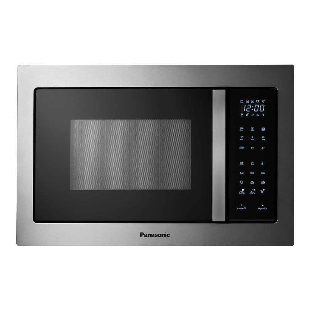 Microondas de Embutir Panasonic Painel Easy Touch 30L Full Inox - NN-GB68HSRUK 220v