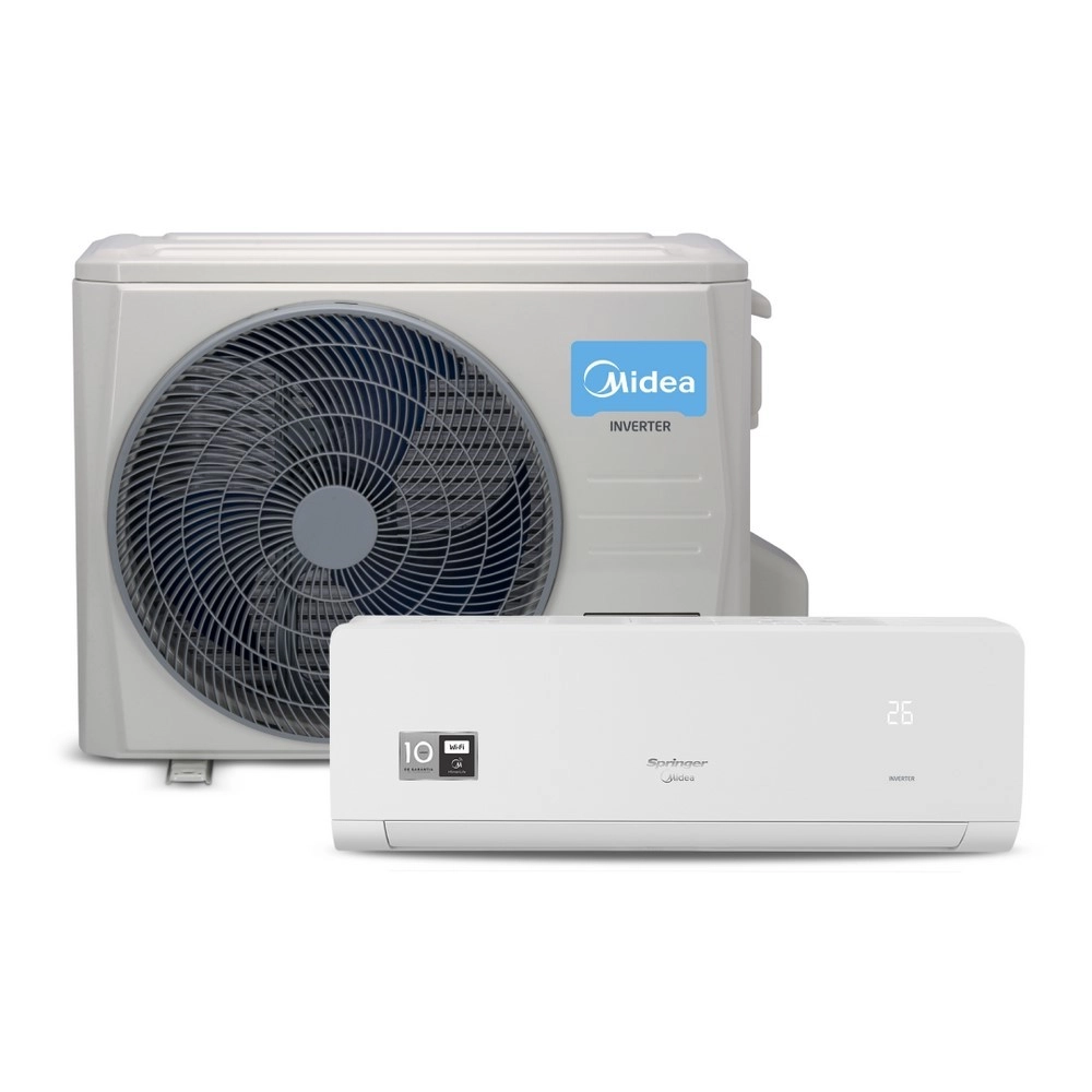 Ar Condicionado Split Inverter Springer Midea Xtreme 18000 BTUS 38AGVCB18M5/42AGVCB18M5 Branco 220V