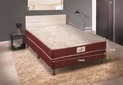 Cama Box Conjugado Casal Espuma D28 138X188X42 54CM C/Pe Rubi 80KG Marrom Reconflex