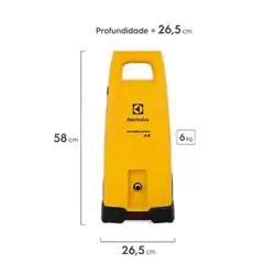 Lavadora de Alta Pressão Electrolux Power Wash Eco 1800 PSI e Bico Vario (EWS30) 220V