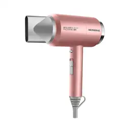 Secador de Cabelos Compact Turbo Mondial Golden Rose SC-38-GR SEC. CABELO SC-38-GR 220V/60Hz